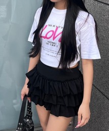ビッグラブデザイン半袖Tシャツ