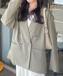 JUNOAH | ハートボタンジャケット(テーラードジャケット)