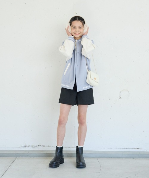 GLOBAL WORK（グローバルワーク）の「ウーリーテックスタジャン/115725（スタジャン・キッズ・ベージュ/ブラック/サックスブルー/ネイビー・130cm/120cm/150cm/140cm/160cm）」の12枚目の写真