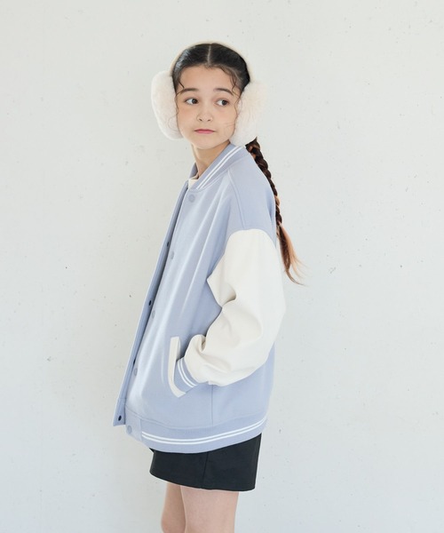 GLOBAL WORK（グローバルワーク）の「ウーリーテックスタジャン/115725（スタジャン・キッズ・ベージュ/ブラック/サックスブルー/ネイビー・130cm/120cm/150cm/140cm/160cm）」の15枚目の写真