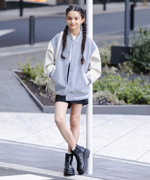 GLOBAL WORK（グローバルワーク）の「ウーリーテックスタジャン/115725（スタジャン・キッズ・ベージュ/ブラック/サックスブルー/ネイビー・130cm/120cm/150cm/140cm/160cm）」の22枚目の写真