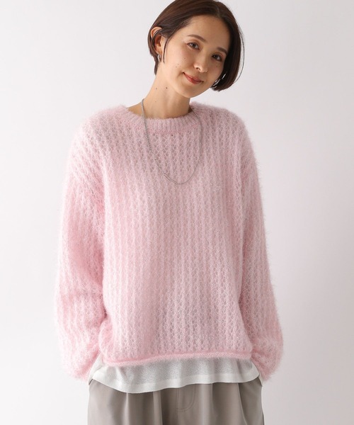 LEPSIM（レプシィム）の「3ゲージエアリーラメメッシュプル