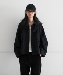 my beautiful landlet ORGANIC COTTON FLANNEL SHORT RAGLAN BLOUSON