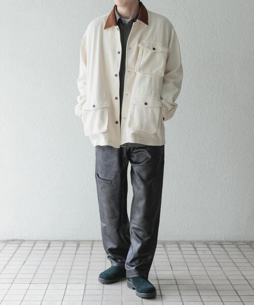 ITEMS URBANRESEARCH（アイテムズ アーバンリサーチ）の「デニム カバーオールジャケット（カバーオール・メンズ・ブラック/オフホワイト/ネイビー・LARGE/MEDIUM/SMALL）」の7枚目の写真