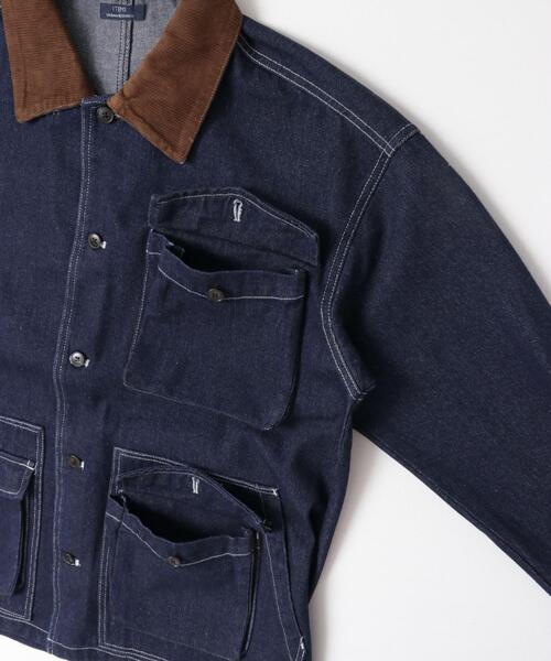 ITEMS URBANRESEARCH（アイテムズ アーバンリサーチ）の「デニム カバーオールジャケット（カバーオール・メンズ・ブラック/オフホワイト/ネイビー・LARGE/MEDIUM/SMALL）」の15枚目の写真