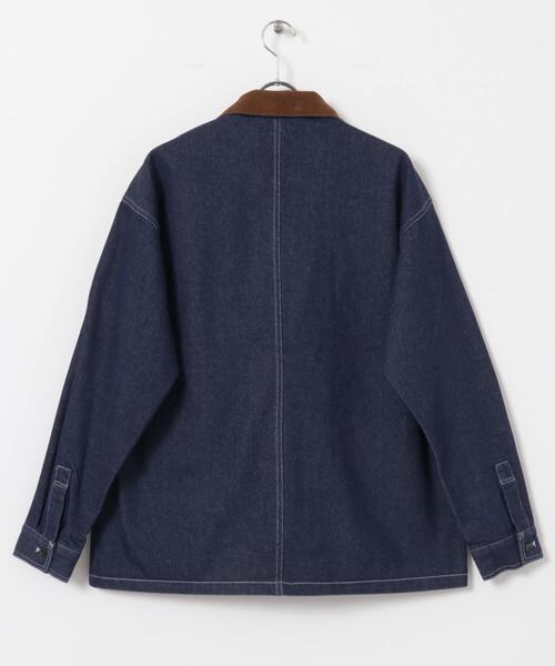 濃紺デニム　カバーオール　ジャケット セール】デニム カバーオールジャケット（カバーオール）｜ITEMS