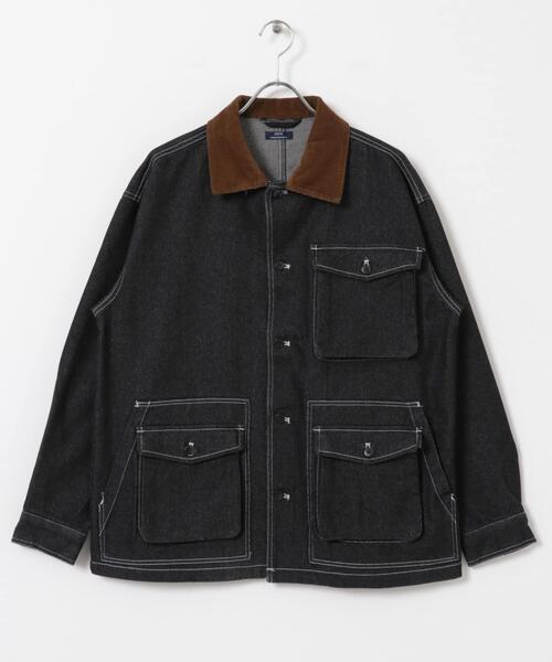 セール】デニム カバーオールジャケット（カバーオール）｜ITEMS