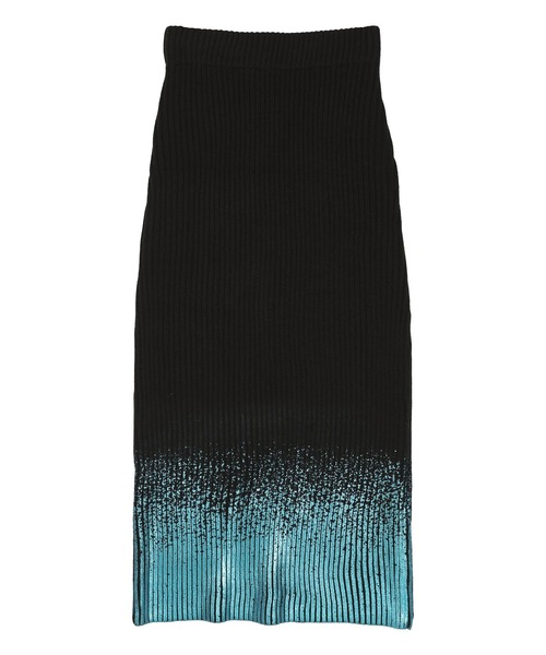 miette（ミエット）の「箔プリントリブニットスカート（スカート・レディース・グレー/ブラック/レッド・FREE）」の20枚目の写真