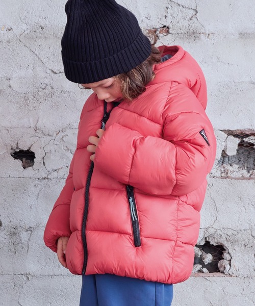 BIG FIELD(ビッグフィールド)の「アトラスマウンテンジャケット(ダウンジャケット/コート・キッズ・ブラック/カーキ/ブラウン/レッド/パープル/イエロー・80/90/95/100/110/120/130/140/150)」の14枚目の写真