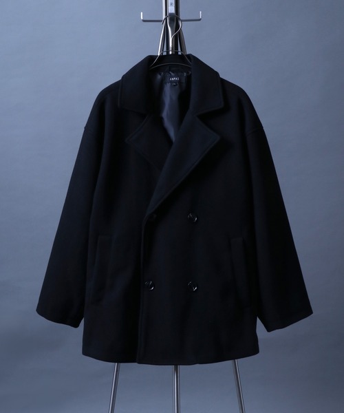 ALLEGE Melton Pea Coat　ピーコート　オーバーサイズ improves pコート ピーコート 「improves」メルトン オーバー