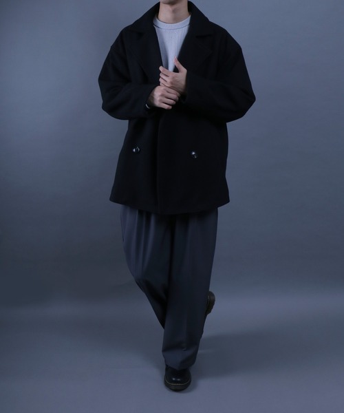 ANPAS Melton Pea Coat/ANPAS 別注 メルトン オーバーサイズ Pコート 