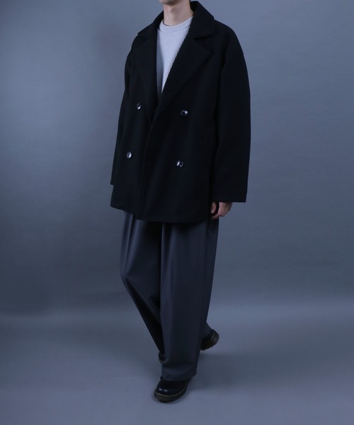 ANPAS（アンパス）の「ANPAS Melton Pea Coat/ANPAS 別注 メルトン 