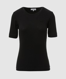 Soft Cotton Rib Short Sleeve T-Shirt