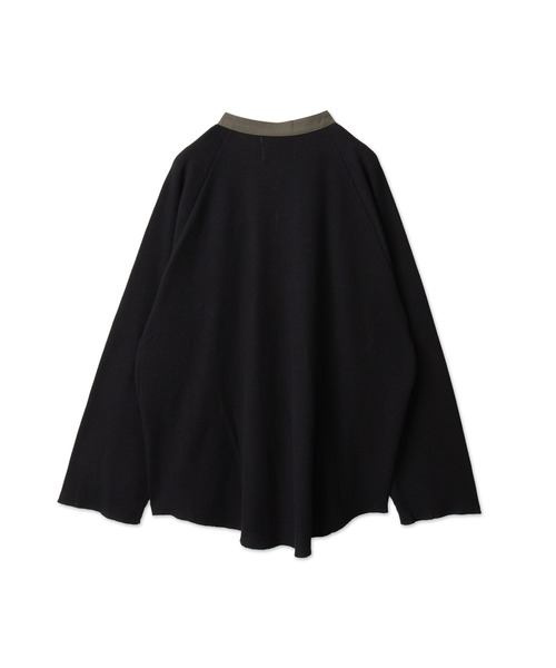 THE STANDARD(ザスタンダード)の「WEGO/ラグランヘンリーネックT(Tシャツ/カットソー・メンズ・オフホワイト/ブラック・MEDIUM/LARGE)」の19枚目の写真
