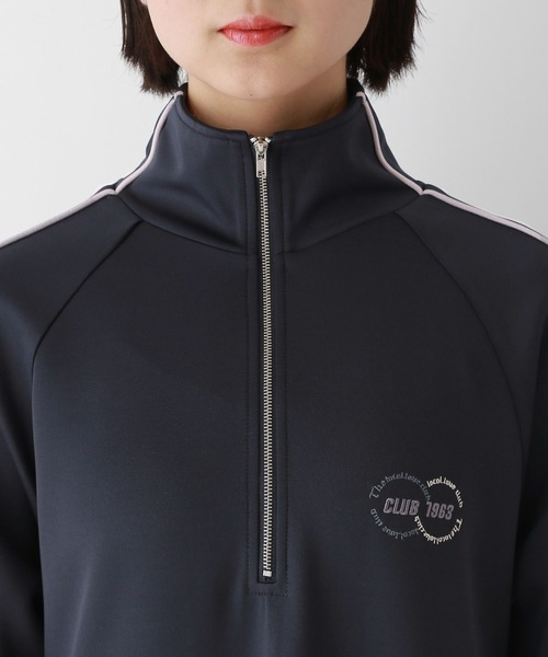 RAGEBLUE（レイジブルー）の「ハーフジップ/ハイネックトラックジャージワンピース（ワンピース・レディース・グレー/ネイビー・FREE）」の10枚目の写真