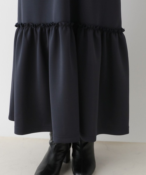 RAGEBLUE（レイジブルー）の「ハーフジップ/ハイネックトラックジャージワンピース（ワンピース・レディース・グレー/ネイビー・FREE）」の12枚目の写真