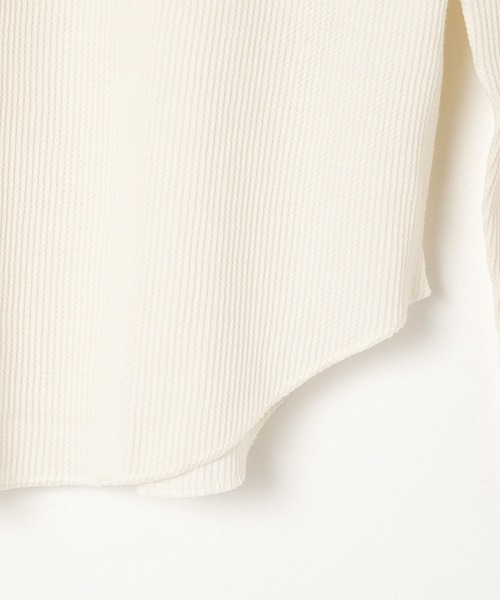 JUGLANS(ユグランス)の「【Hanes/ヘインズ】HW4-A504 TURTLENECK/タートルネック/ロングスリーブ/ワッフル/フリーサイズ/レディース(Tシャツ/カットソー・レディース・ネイビー/オフホワイト/グレー/ブラック・FREE)」の16枚目の写真