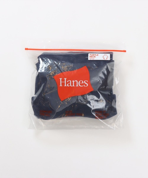 JUGLANS(ユグランス)の「【Hanes/ヘインズ】HW4-A504 TURTLENECK/タートルネック/ロングスリーブ/ワッフル/フリーサイズ/レディース(Tシャツ/カットソー・レディース・ネイビー/オフホワイト/グレー/ブラック・FREE)」の18枚目の写真