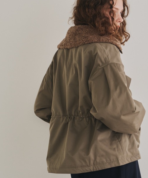 ドロストミリタリーショートコート（ミリタリージャケット