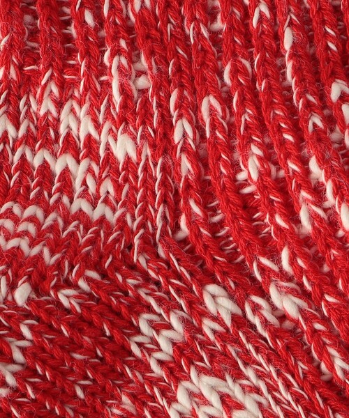 BEAUTY&YOUTH UNITED ARROWS（ビューティーアンドユースユナイテッドアローズ）の「ビッグ スラブ ソックス（ソックス/靴下・メンズ・レッド/ブラック/イエロー・FREE）」の4枚目の写真