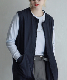 シルキースムースコットン Tシャツ［長袖］