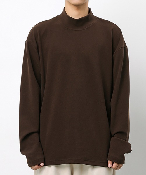 rehacer(レアセル)の「R. : Micro Fleece Bottle Neck L/S CS(Tシャツ/カットソー・メンズ・チャコールグレー/ブラウン・LARGE/X-LARGE/MEDIUM)」の5枚目の写真