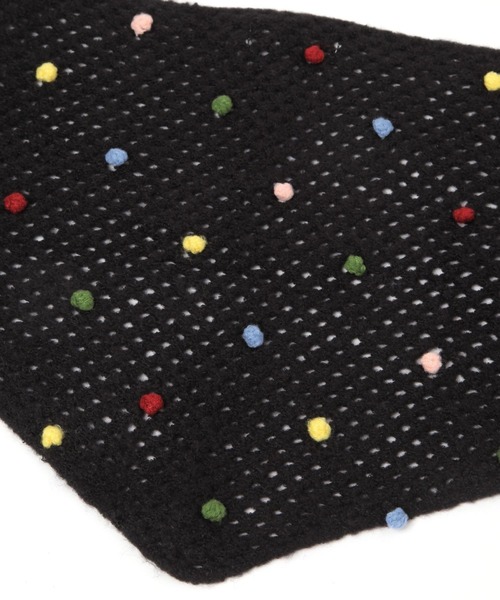 niko and...(ニコアンド)の「オリジナルトライアングルニットスカーフ(ストール/ショール・レディース・ブラック/ベージュ・0)」の6枚目の写真