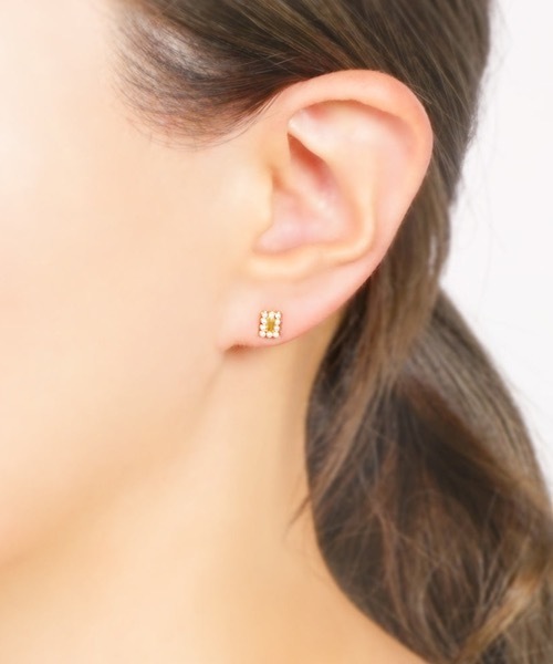 itam(アイタム)の「【itam】アイタム/ パールセラミックピアス /金属アレルギー対応ピアス(ピアス(両耳用)・レディース・ピンクゴールド/シルバー/ゴールド・FREE)」の6枚目の写真