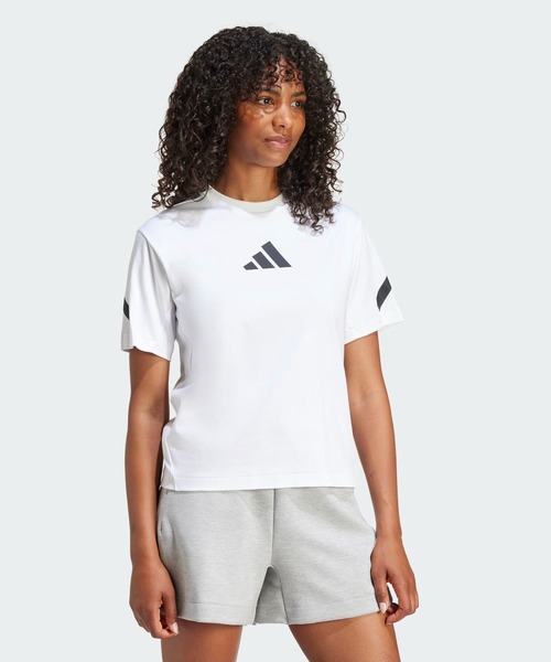 adidas（アディダス）の「adidas Z.N.E. 半袖Tシャツ / アディダス adidas（Tシャツ/カットソー・レディース・ホワイト/ブラック/ピンク/バイオレット・SMALL/MEDIUM/LARGE/XX-LARGE/X-LARGE/X-SMALL）」の14枚目の写真