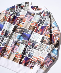 RE730（アールイーセブンサーティー）の「All-over pattern collage sweat / 総柄コラージュスウェット unisex（スウェット・メンズ）」