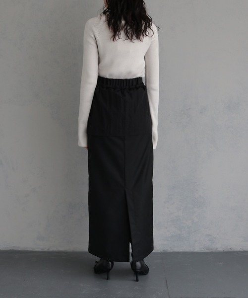 &g'aime(アンジェム)の「【&g'aime】ラグランスリーブリブニットトップス RAGLAN SLEEVE RIB KNIT TOPS(ニット/セーター・レディース・ブラック/グレイッシュベージュ/チャコールグレー/ブルー・FREE)」の19枚目の写真