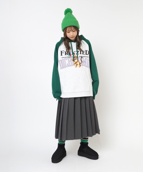 RNA（アールエヌエー）の「E5045 ローゲージニットＣＡＰ（ニットキャップ/ビーニー・レディース・グリーン/杢グレー/ブラック・FREE）」の20枚目の写真