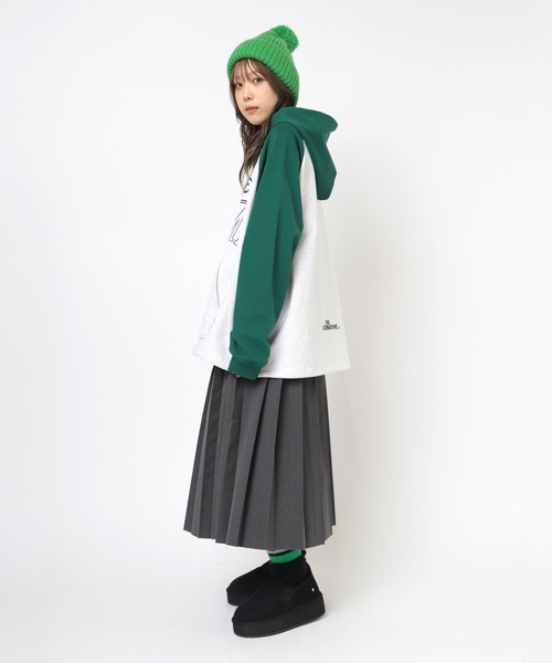 RNA（アールエヌエー）の「E5045 ローゲージニットＣＡＰ（ニットキャップ/ビーニー・レディース・グリーン/杢グレー/ブラック・FREE）」の21枚目の写真