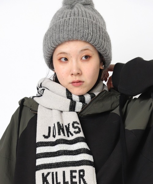 RNA（アールエヌエー）の「E5045 ローゲージニットＣＡＰ（ニットキャップ/ビーニー・レディース・グリーン/杢グレー/ブラック・FREE）」の13枚目の写真