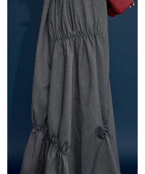 Stylevoice for xxx（スタイルヴォイスフォー）の「ヘリンボンバルーンスカート（スカート・レディース・ネイビー/ブラック・FREE）」の22枚目の写真