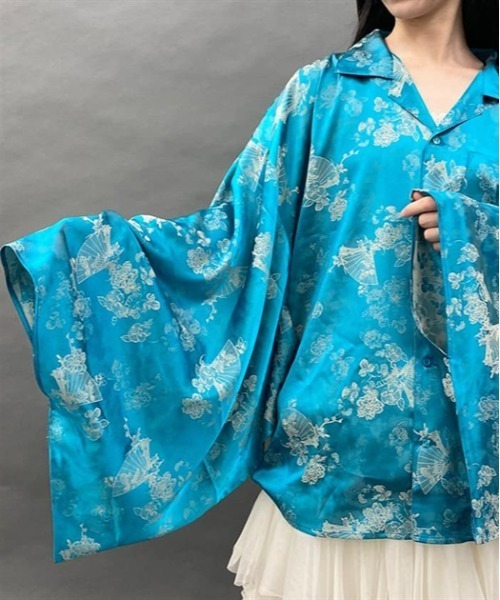 axes 制服風 長袖シャツ スカート 2セット レディース