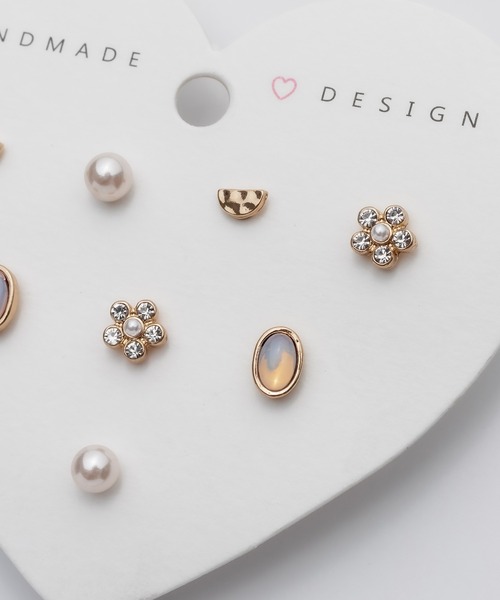 ciite'(シーテ)の「ピアス 4セット / pierce 4 set(ピアス(両耳用)・レディース・シルバー/ゴールド・FREE)」の4枚目の写真