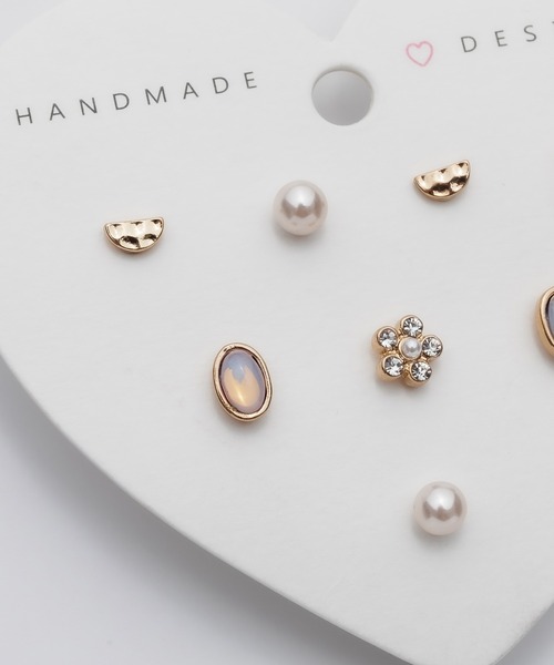 ciite'(シーテ)の「ピアス 4セット / pierce 4 set(ピアス(両耳用)・レディース・シルバー/ゴールド・FREE)」の5枚目の写真