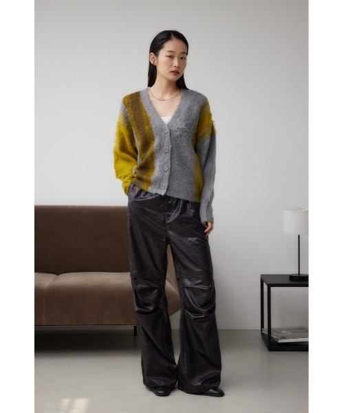 AZUL by moussy(アズールバイマウジー)の「ドロストリングパラシュートパンツ(スラックス・レディース・ブラック系その他2/グレー・MEDIUM/SMALL)」の5枚目の写真