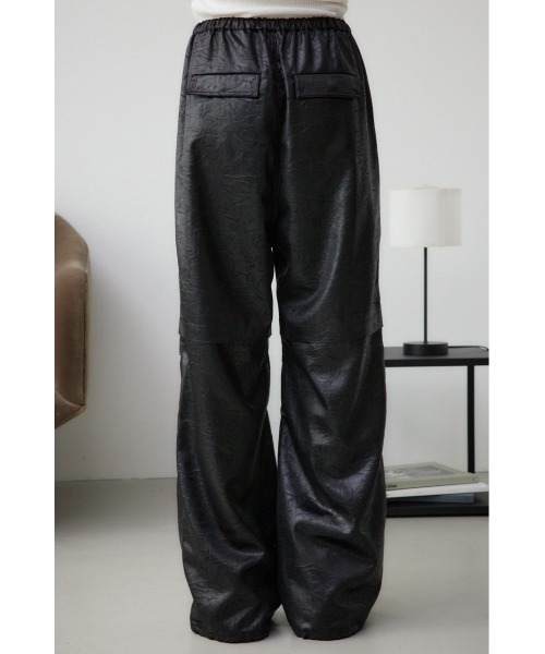 AZUL by moussy(アズールバイマウジー)の「ドロストリングパラシュートパンツ(スラックス・レディース・ブラック系その他2/グレー・MEDIUM/SMALL)」の8枚目の写真