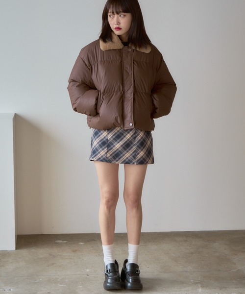 fur Collar down jacket / 襟ファー中綿ダウンジャケット