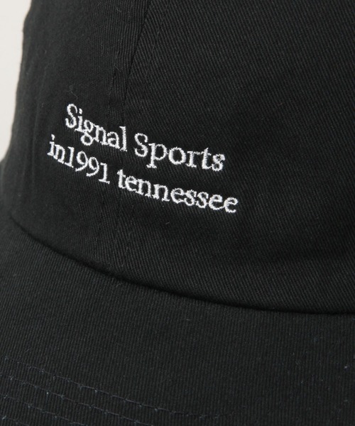 SIGNAL SPORTS（シグナルスポーツ）の「【SIGNAL SPORTS】ロゴ刺繍/カラーキャップ（キャップ・メンズ・ブルー/ブラック/レッド・FREE）」の8枚目の写真