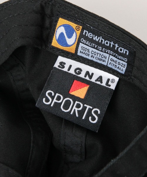 SIGNAL SPORTS（シグナルスポーツ）の「【SIGNAL SPORTS】ロゴ刺繍/カラーキャップ（キャップ・メンズ・ブルー/ブラック/レッド・FREE）」の10枚目の写真