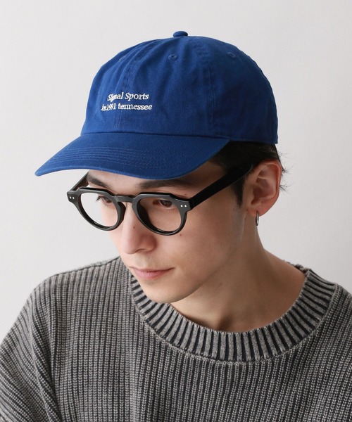 SIGNAL SPORTS（シグナルスポーツ）の「【SIGNAL SPORTS】ロゴ刺繍/カラーキャップ（キャップ・メンズ・ブルー/ブラック/レッド・FREE）」の19枚目の写真