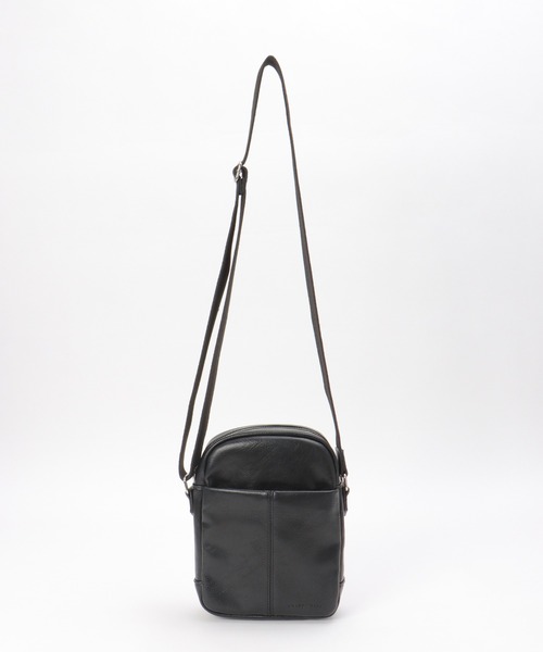 ブラック レザー ショルダーバッグ osharewalker ショルダーバッグ レディース ファッション雑貨 小物