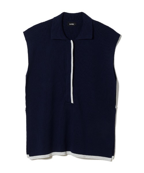 soduk（スドーク）の「big knit vest（ベスト）」 - WEAR
