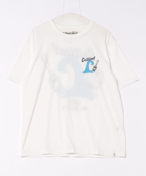 TCSS（ティーシーエスエス）の「DESIGN TEE/Critical Slide(TCSS)クリティカルスライドロゴデザイン入り半袖Tシャツ（Tシャツ/カットソー・メンズ・ホワイト/カーキ/ブラック・LARGE/MEDIUM/X-LARGE/SMALL）」の2枚目の写真