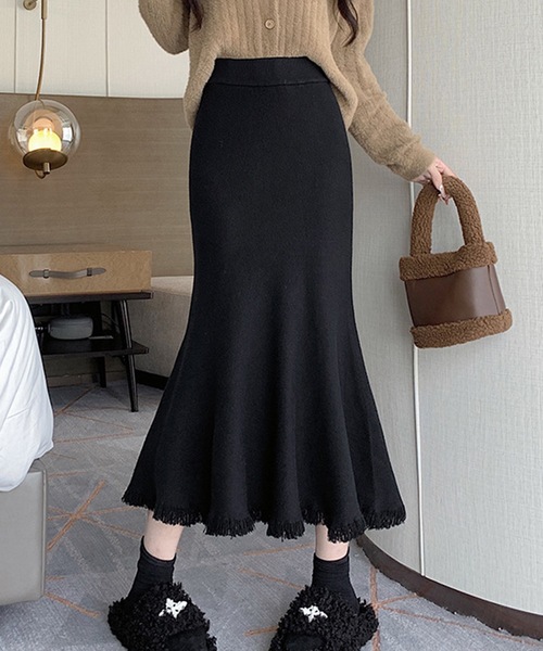 melt the lady ハイウエストフロントオープンスカート ハイウエストフロントオープンスカート メルトザレディ M