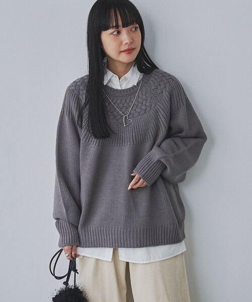 coen（コーエン）の「ロングチェーンハートモチーフネックレス（ヘアゴム・レディース・シルバー/ゴールド・FREE）」の6枚目の写真