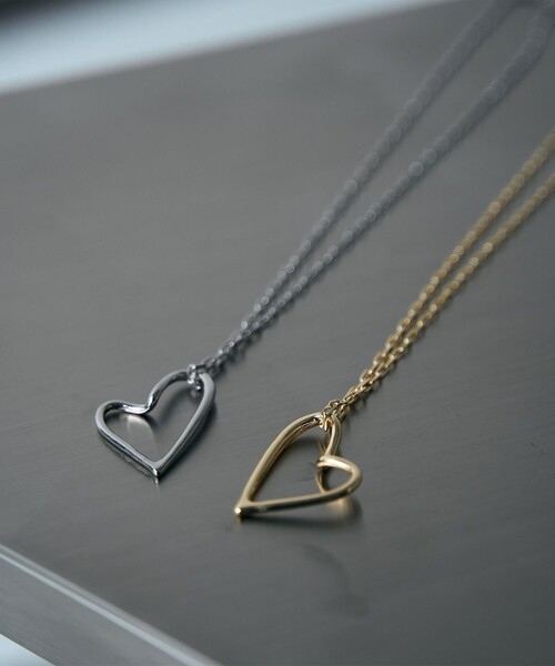 coen（コーエン）の「ロングチェーンハートモチーフネックレス（ヘアゴム・レディース・シルバー/ゴールド・FREE）」の11枚目の写真